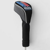 MAHA Maak Amerika weer gezond Trump 2024 Golfheadcover (Schuin)