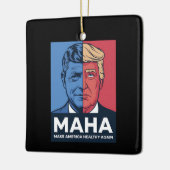 MAHA Maak Amerika weer gezond Trump 2024 Keramisch Ornament (Links)