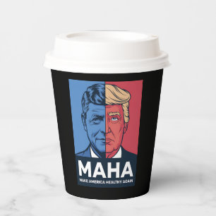 MAHA Maak Amerika Weer Gezond Trump 2024 Papieren Bekers