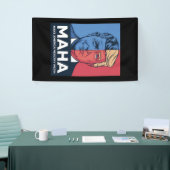 MAHA Maak Amerika weer gezond Trump 2024 Spandoek (Beurs)