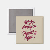 MAHA maakt Amerika weer gezond en patriottisch Magneet (Voorkant / Achterkant)