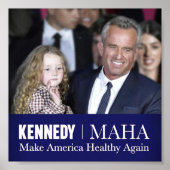 MAHA Make America Healthy Again Kennedy Kind 🇺🇸 Poster (Voorkant)