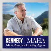 MAHA Make America Healthy Again Kennedy RFK jr🇺🇸 Poster (Voorkant)
