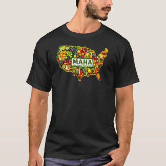MAHA Make America Healthy Again - MAHA MAP - ONTWE T-shirt