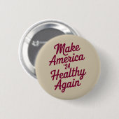 MAHA Make America Healthy Again Patriottisch Ronde Button 5,7 Cm (Voorkant /achterkant)