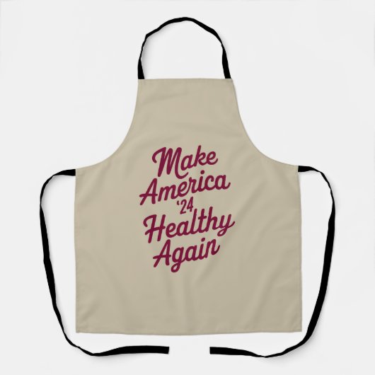 MAHA Make America Healthy Again Patriottisch Schort (Voorkant)