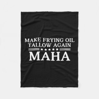 Maha Make Frying Oil Tallow opnieuw stoppen met za Fleece Deken