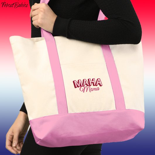 MAHA Mama, Maak Amerika weer gezond Roze 🇺🇸 Tote Bag