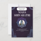 Maha Shivaratri Gebed Kaart 2025 (Voorkant)