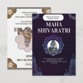 Maha Shivaratri Gebed Kaart 2025 (Voorkant / Achterkant)