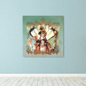 MAHA VISHNU - Wrapped Canvas Afdruk (Insitu (Houten vloer))