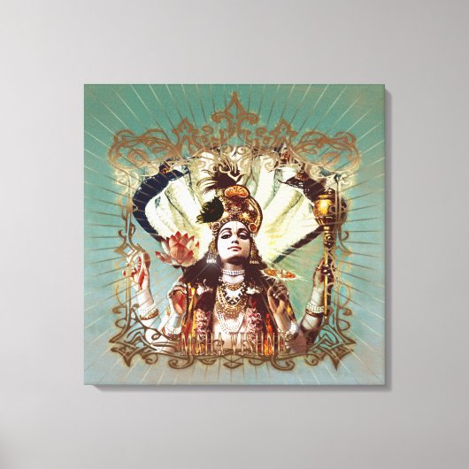 MAHA VISHNU - Wrapped Canvas Afdruk (Voorkant)