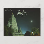 Mahabodhi Temple Bodhgaya India Briefkaart (Voorkant)