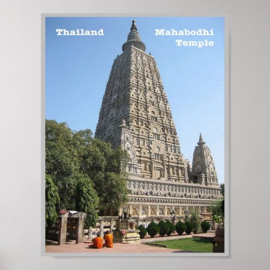 Mahabodhi Temple - Thailand - Poster (Voorkant)