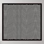 Mahagonia Op Art Poster (Voorkant)