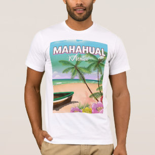 Mahahual Mexicaans strand poster T-shirt