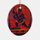 Mahakala, 12e eeuw keramisch ornament (Rechts)