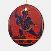 Mahakala, 12e eeuw keramisch ornament (Links)