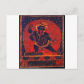 Mahakala, 12th century briefkaart (Voorkant)