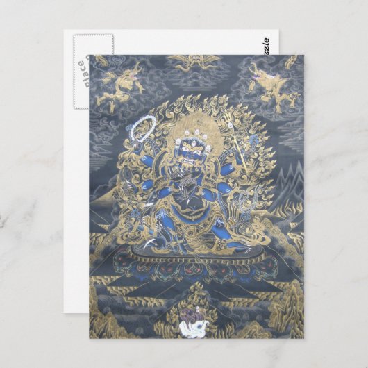 Mahakala-Briefkaart Briefkaart (Voorkant / Achterkant)