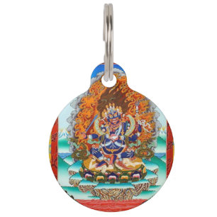 Mahakala Tibetaanse Boeddhistische Beschermgodheid Huisdierpenning