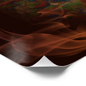 Mahakala uit het Tibetaans boeddhisme Perfect Poster (Hoek)