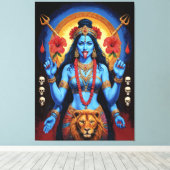 Mahakali Canvas Afdruk (Insitu (Houten vloer))