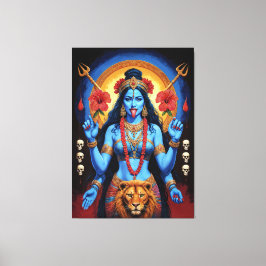 Mahakali Canvas Afdruk
