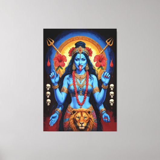 Mahakali Canvas Afdruk (Voorkant)