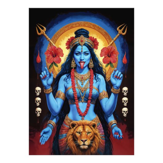 Mahakali Foto Afdruk (Voorkant)