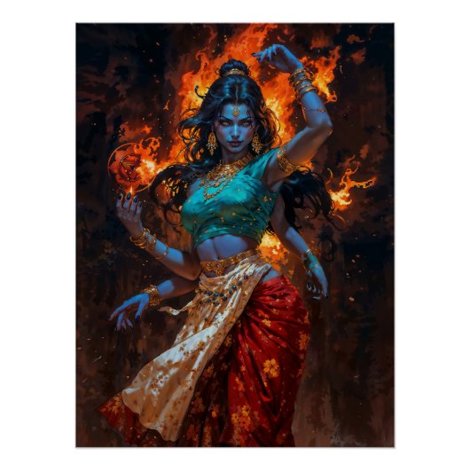 Mahakali – Het Levende Vuur Perfect Poster (Voorkant)