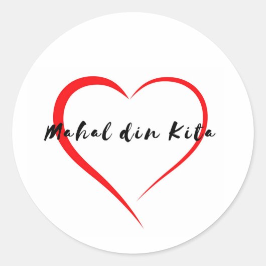 Mahal din Kita Stickers (Voorkant)