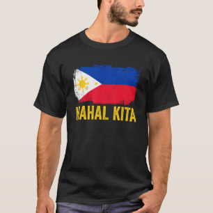 Mahal Kita Filipijnse vlag Geweldige Pinoy Pride V T-shirt