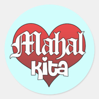 Mahal Kita (Sticker) Ronde Sticker