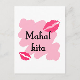 MAHAL KITA - Tagalog waar ik van hou Briefkaart