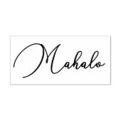 Mahalo1 Rubber Stamp Rubberstempel (Afrduk)