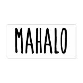 Mahalo5 Rubberstempel (Afrduk)