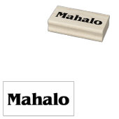 Mahalo7 Rubberstempel (Gestempeld)