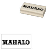 Mahalo8 Rubberstempel (Gestempeld)