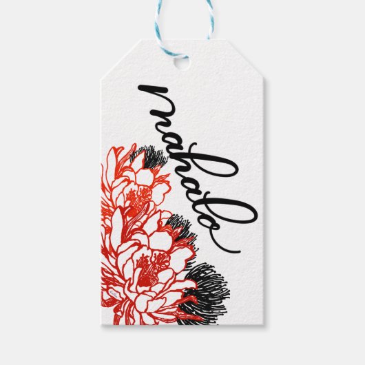 Mahalo Aloha Cadeau Labels Cadeaulabel (Voorkant)