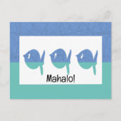 Mahalo bedankt briefkaart (Voorkant)