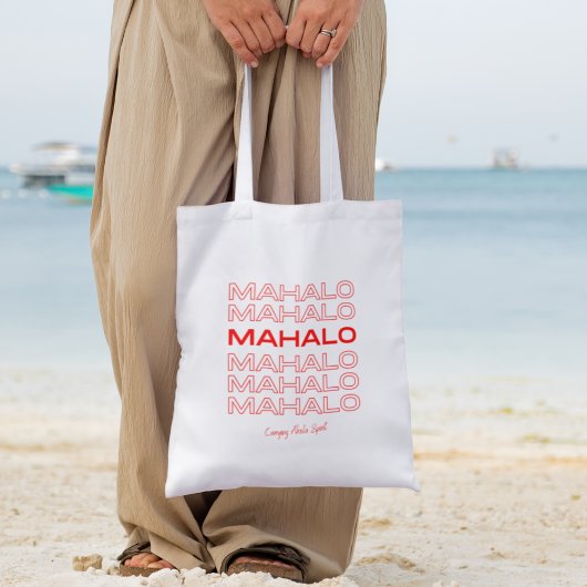 Mahalo Bedankt voor je winkeltas Tote Bag