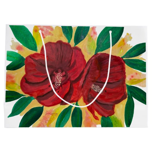 Mahalo geschenktas groot cadeauzakje (Achterkant)