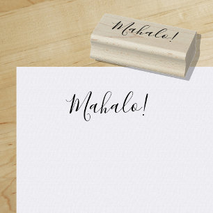 Mahalo Hawaïaans Dank je Alledaagse Stijl Rubberstempel