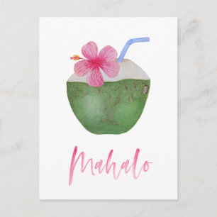 Mahalo Hawaii Destination Resort Shower Hartelijk  Briefkaart