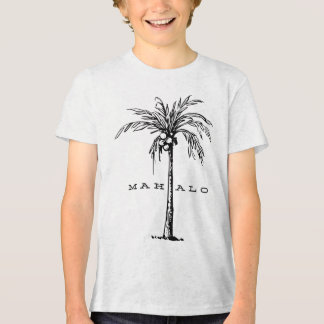 Mahalo Hawaii van het eiland. Voel de Aloha Spir Tri-Blend Shirt