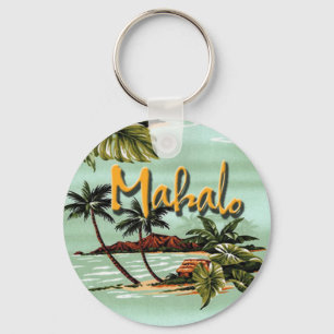 Mahalo Hawaiian Island Sleutelhanger