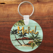 Mahalo Hawaiian Island Sleutelhanger (Voorkant)