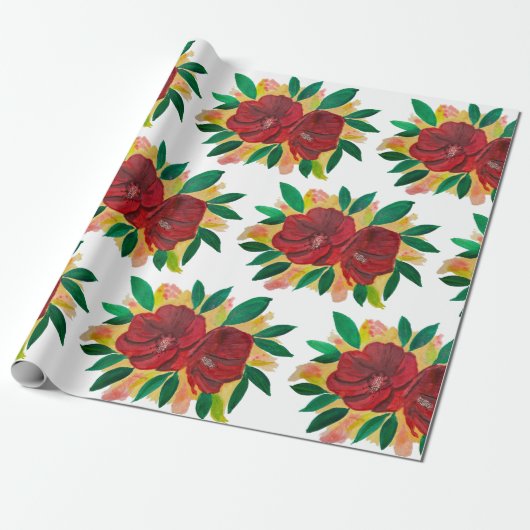 Mahalo inpakpapierrol cadeaupapier (Uitgerold)