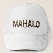 MAHALO Leopard pattern Trucker Pet (Voorkant)